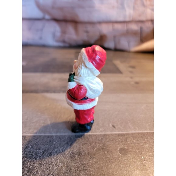 Santa figure holding toy sack xmas figure decor - Picture 4 of 5